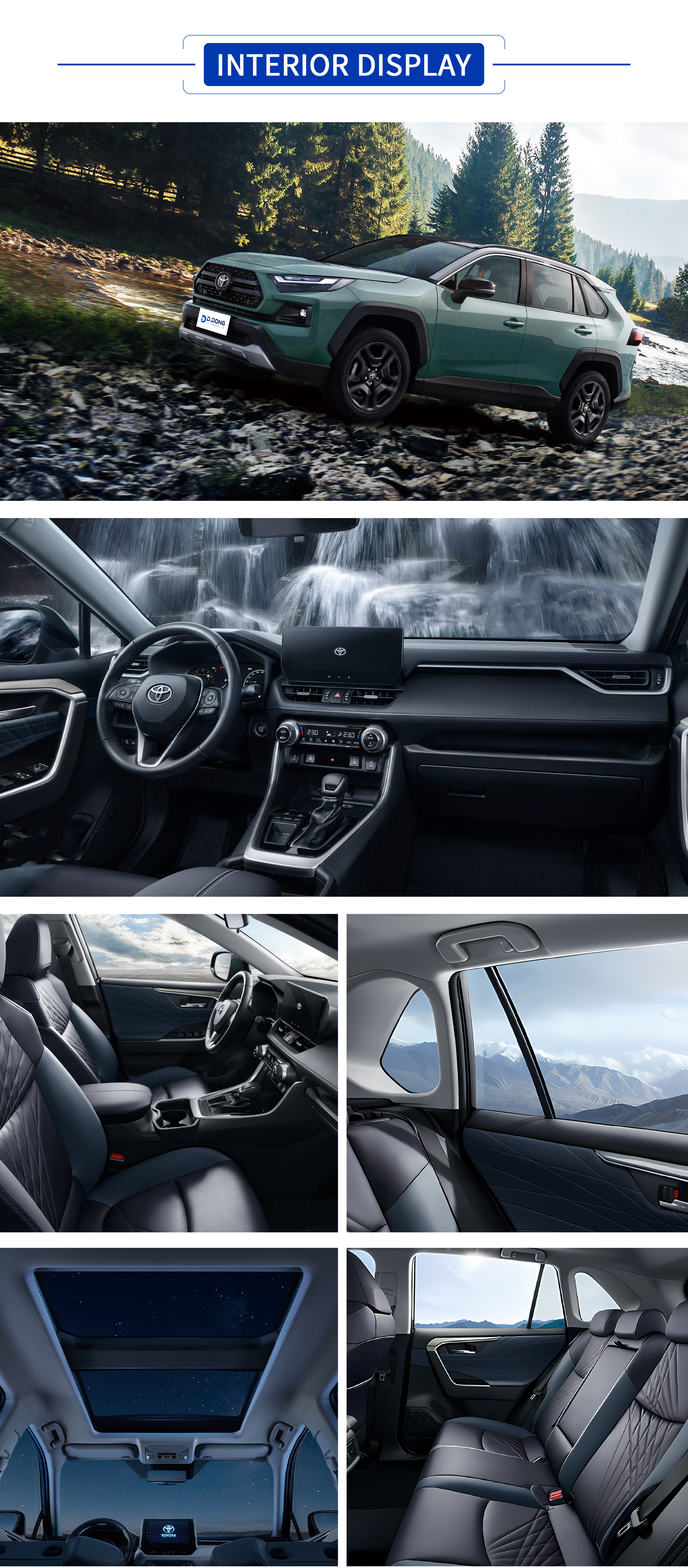 Toyota RAV4 All Colors,Toyota RAV4 All Interior Display